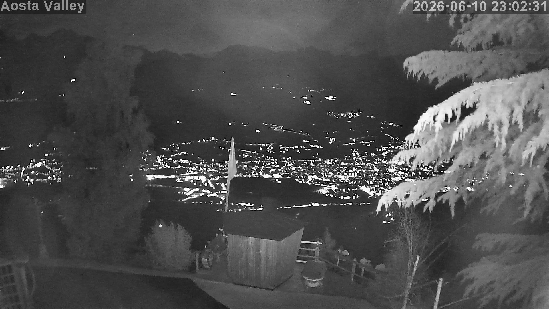 Webcam Albergo Tivet - Panorama Aosta