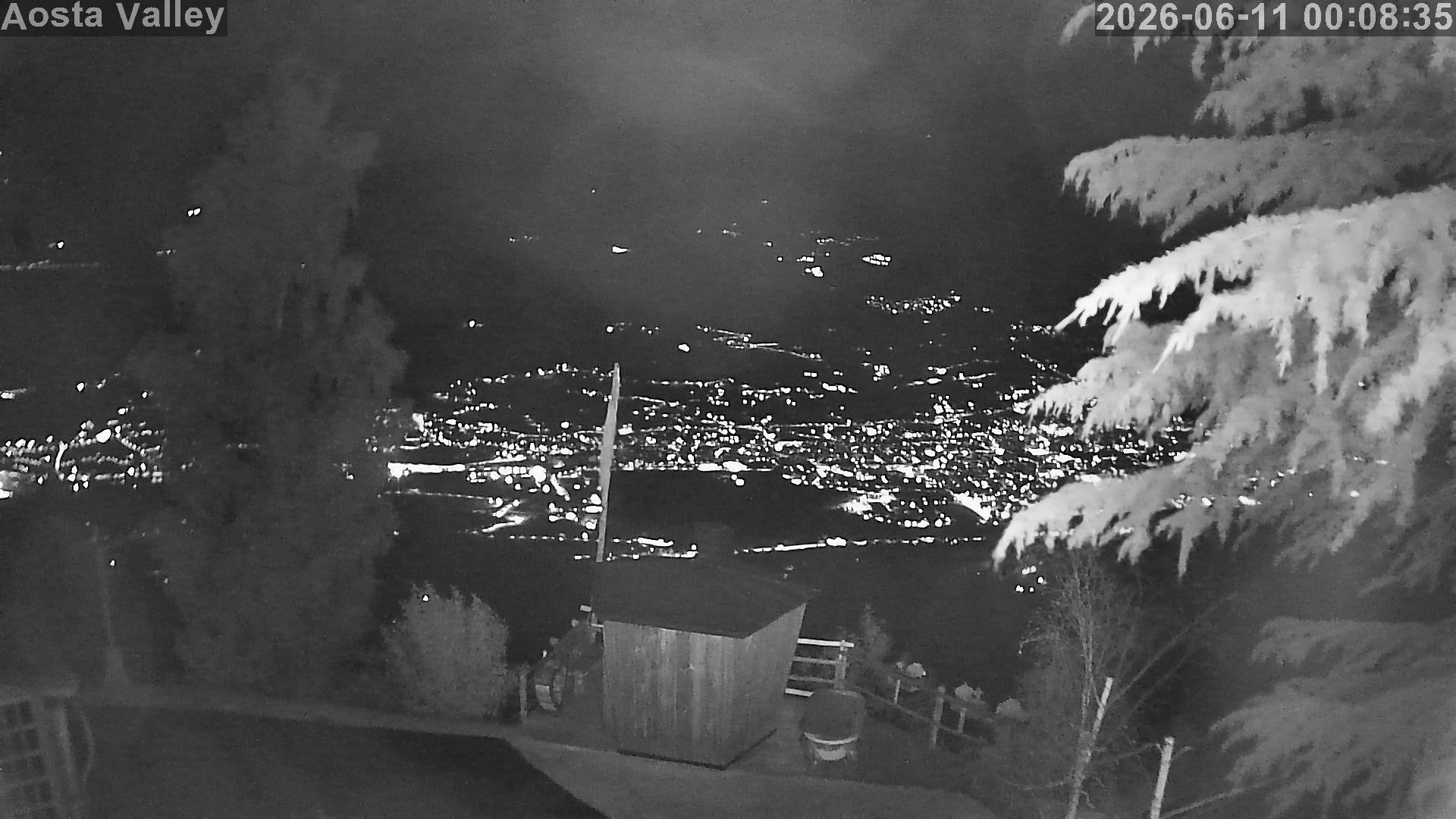 Webcam Albergo Tivet - Panorama Aosta