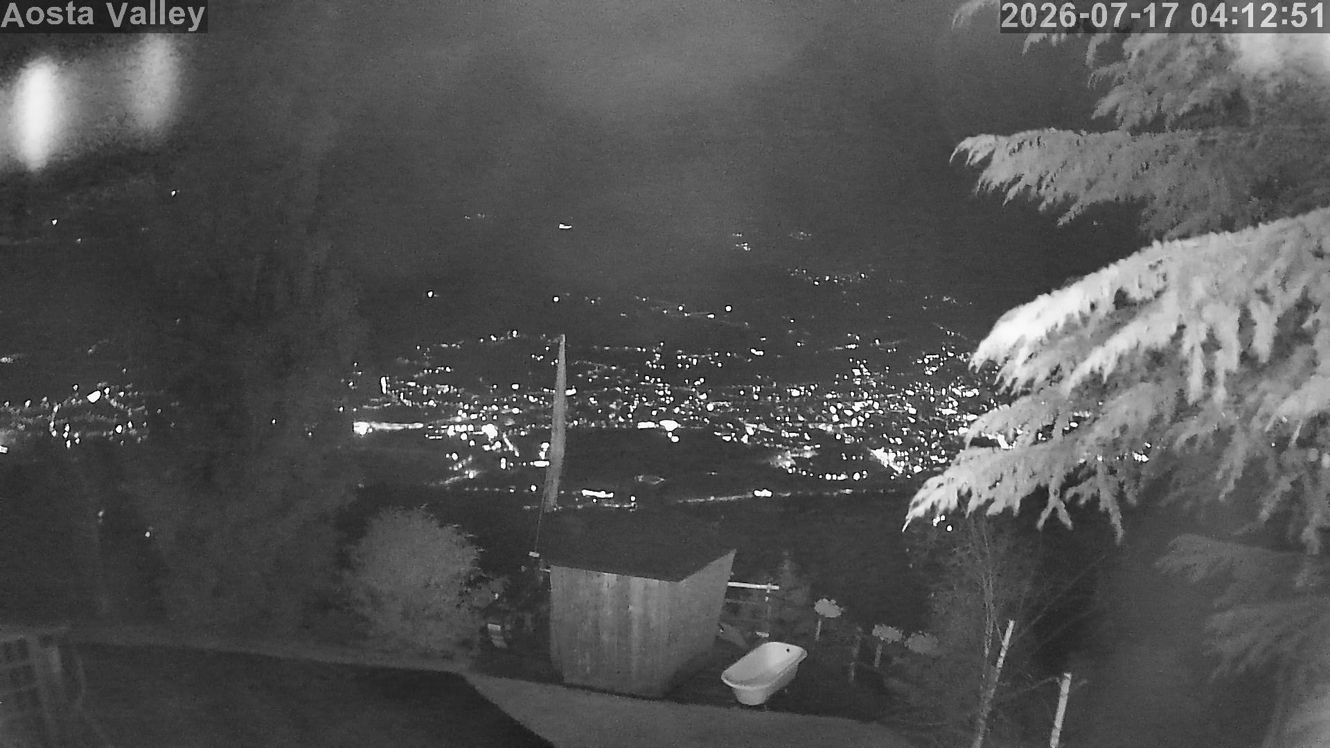 Webcam Hôtel Tivet - Panorama Aoste