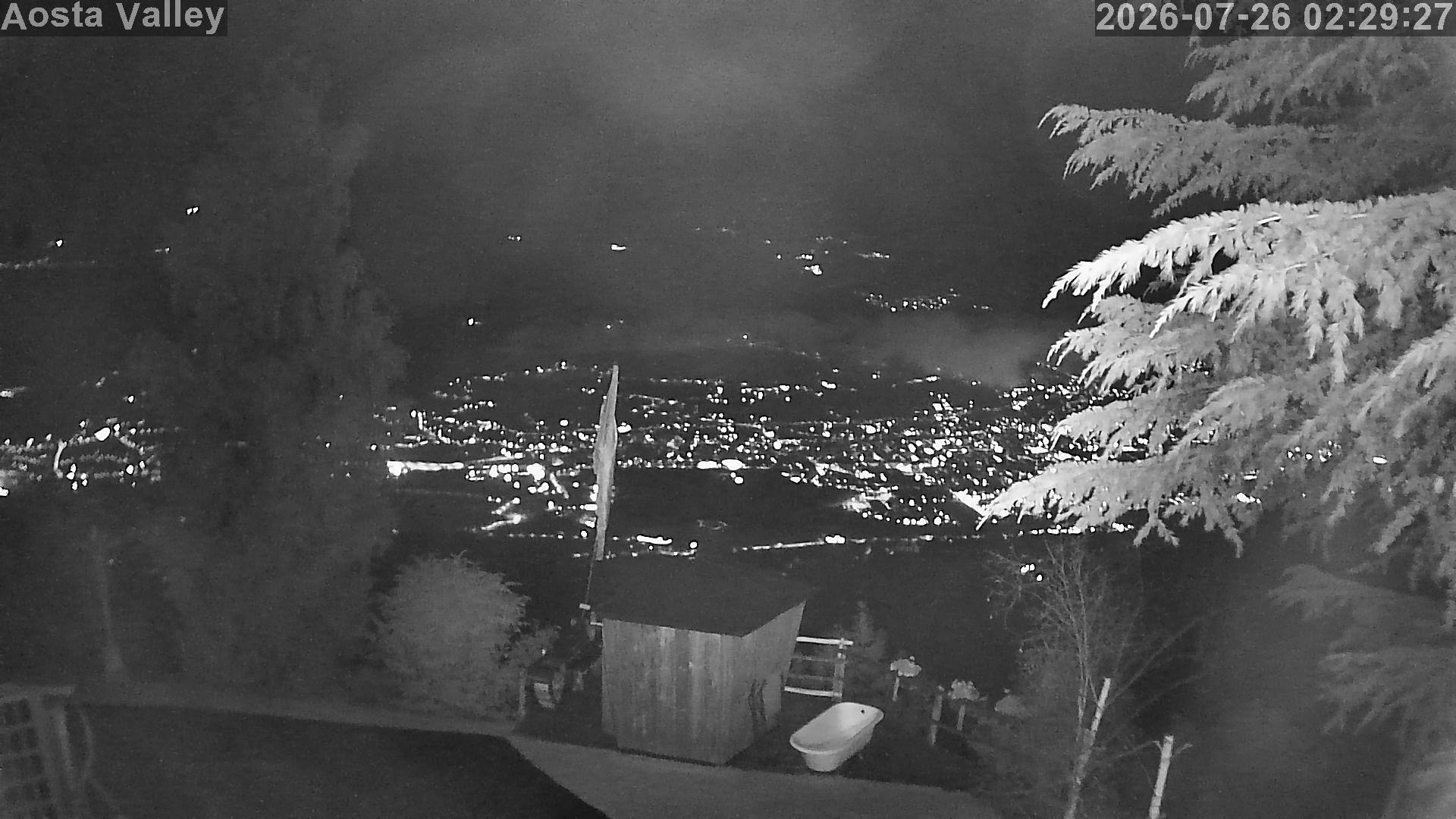 Webcam Albergo Tivet - Panorama Aosta